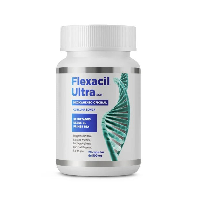 1 Unidad - Flexacil Plus Original - Comprimidos 500 mg - 30 Cápsulas