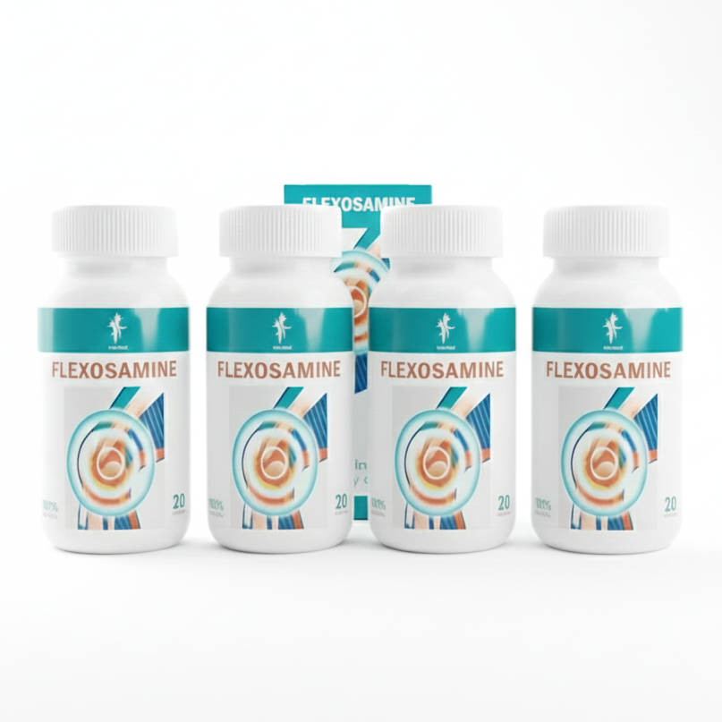 4 Unidades - Flexosamine Ultra Original - Comprimidos 500 mg - 20 Cápsulas