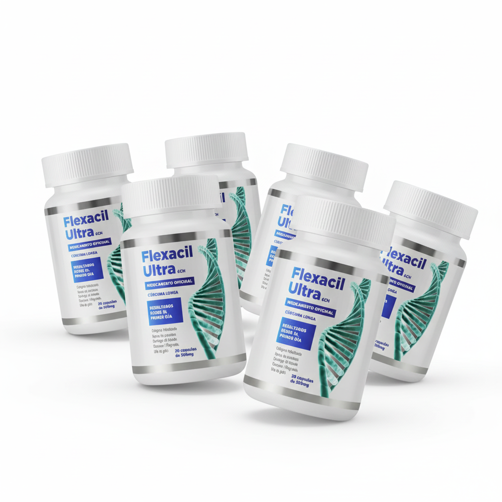 6 Unidades - Flexacil Plus Original - 500 mg x 1 comprimido - 30 Cápsulas