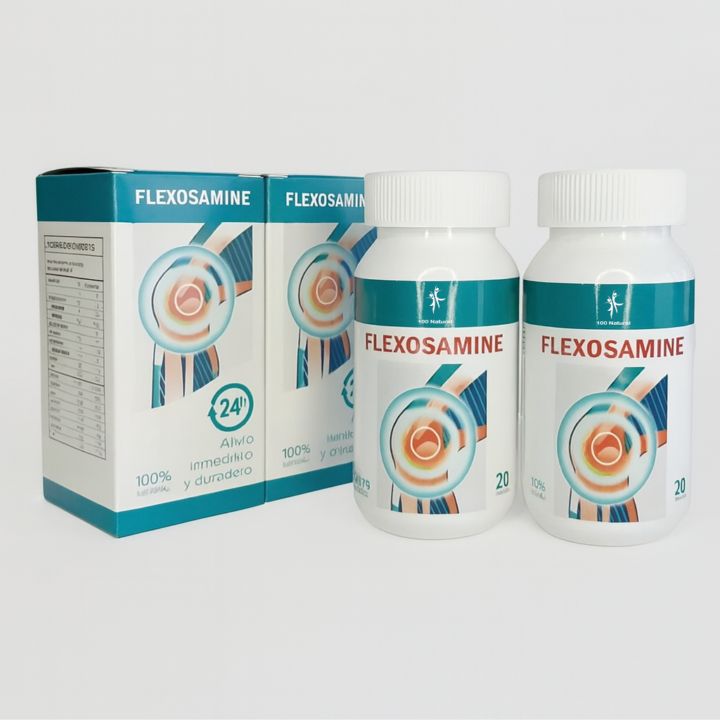 2 Unidades - Flexosamine Ultra Original - Comprimidos 500 mg - 20 Cápsulas